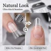 TSUOUKL Pack of 80 Fibreglass Nail Reinforcement, Silk Fibreglass Patches