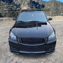 Front Bumper Lip Compatible with 2006-2007 Subaru Impreza WRX, CS2 Style PP Black Front Lip Spoiler Splitter by IKON MOTORSPORTS
