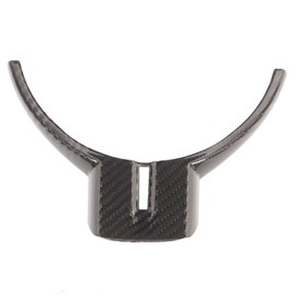 Car Steering Wheel Trim Genuine Carbon Fiber Interior Decoration Replacement for Subaru BRZ 2012‑2016