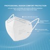 Jiehuxi KN95 Face Masks White 50 PCS Wrapped Disposable Breathable