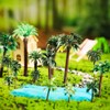 Thiccywoov 40 Pcs Diorama Supplies Kit Include 32 Miniature Trees