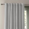 Threshold Henna Light Gray Single Blackout Rod Pocket Curtain Panel