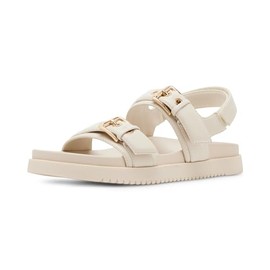 Madden Girl Women's Sprintt Flat Sandal, Bone Paris, 8.5