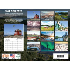 Decor Logistics Sweden Calendar 2026 Monthly Wall Calender 12 Month