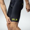 Alé Cycling Men's Solid Corsa Shorts, Black/fluo yellow