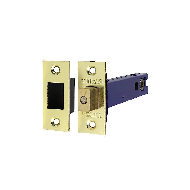 Timco - Architectural Tubular Deadbolt - Electro Brass & Satin