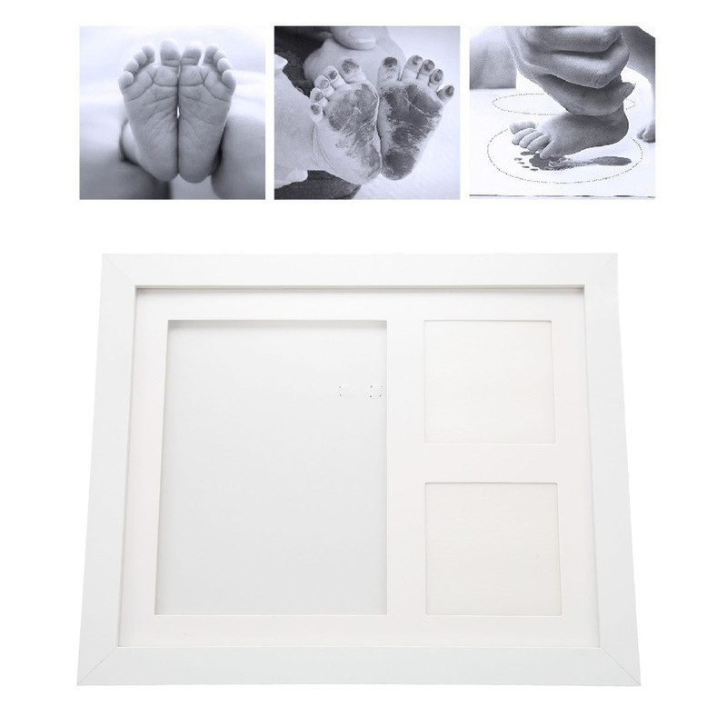 Baby Hand and Footprint Kit DIY Safe Babyprints Photo Frame