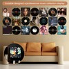 beiqilian 30Pcs Clear Acrylic Vinyl Record Display Shelf Wall Mount,