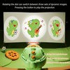 Projection Watch Fan Portable Wrist Fan with Dinosaur Dynamic Projection