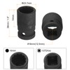 uxcell 1/2" Drive x 16mm Shallow Impact Socket 12-Point Metric