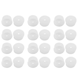 JCBIZ 24pcs Press in Medical Syringe Bottle Adapter 24mm Dosing Adapters for Hospitals, Clinics