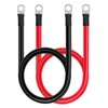 Ampper 4 AWG Battery Cable Set, 20 Inch Copper Power
