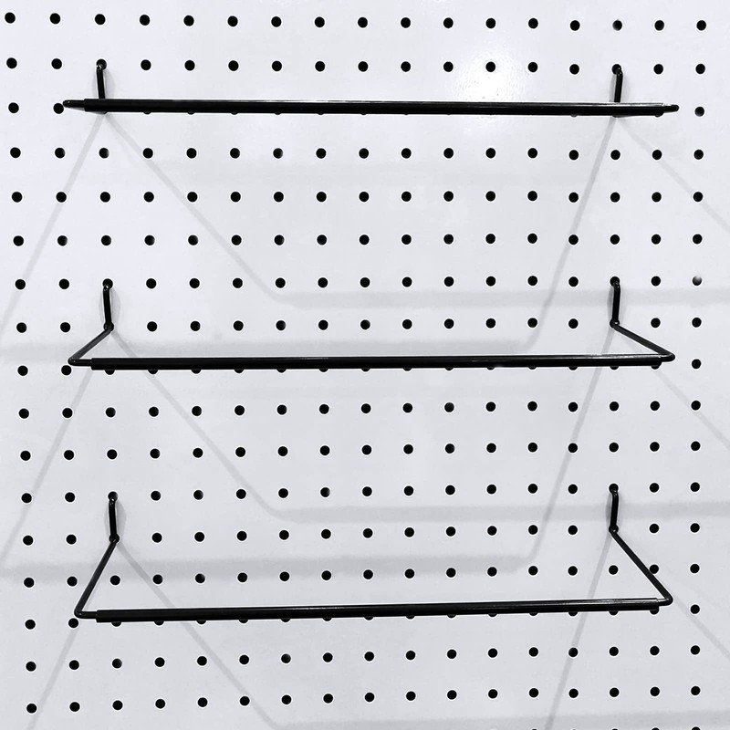 5 Pack Extendable Pegboard Paper Towel Holder,Pegboard Hook for Workshop,Garage,Kitchen,Laundry