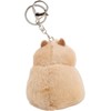 Cldaisy Cute Khaki Plush Hamster Keychain Plush Keychain Charms Wallet