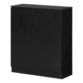South Shore Furniture Arum 2-Door Sideboard, Black Oak