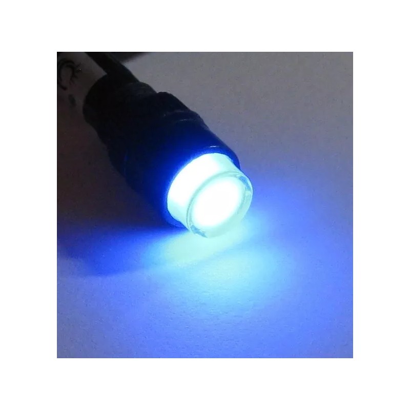 Unbranded/Generic Panel Mount Round Mini LED 8 mm 12 V