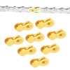 Bicycle Chain (Golden Yellow), 3 Chain Fasteners and Removal Tool,