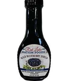 100% MINNESOTA NATURAL-BLUEBERRY Syrup 8oz (Native Handpicked Fruit) NO PRESERVATIVES