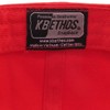 KBE-5-SNAP RED-WHT Classic 5 Panel Constructed Front Baseball Cap Adjustable