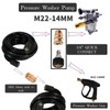 Pressure Washer Hose 1/4 Inch 100FT,Kink Resistant Super Flexible Replacement