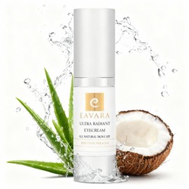 Crema Orgánica Antiedad Para El Contorno De Ojos, Para Ojeras E Hinchazón. Sérum Natural Para El Contorno De Ojos Con Ácido Hialurónico, Aceite De... 