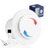 KCVENTSAIR 6 Inch Bathroom Ventilation Fan Circle with Reversible Airflow