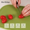 Blue Ginkgo Silicone Cutting Board – Medium – Double-Sided, Thick,