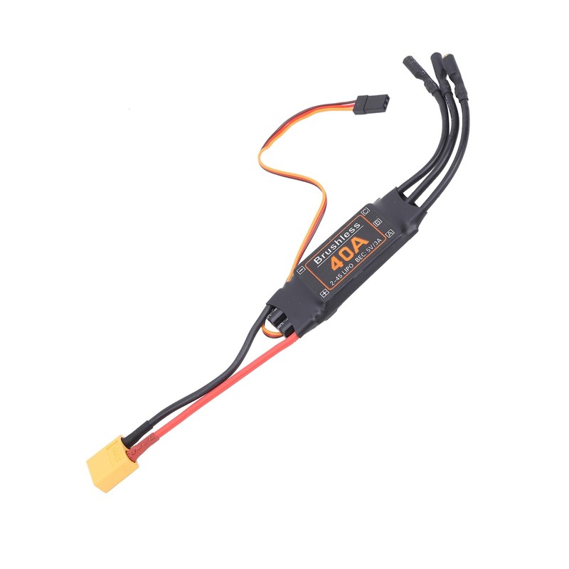 40A Brushless ESC Speed Controller for RC Airplanes 5V/3A BEC
