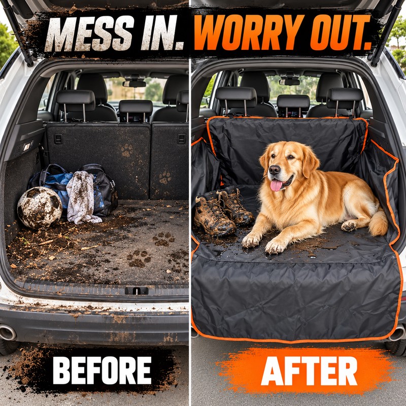 Waterproof SUV Cargo Liner for Trunk Protection – Universal Fit