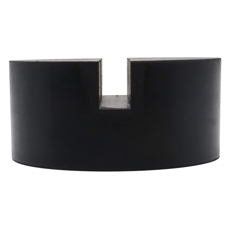 2Pcs Universal Trolley Floor Jack Rubber Pad Adapter Slotted Jacking