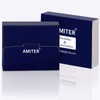 AMITER 3pcs Tie Clips with Initial A-Z, Skinny Tie Bar