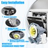 W10876537 Dishwasher Drain Pump for Whirl-pool Ken-more Kitchen-aid Dishwasher Pump