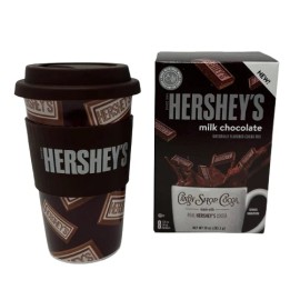 Hershey's Galerie Hershey's Chocolate Travel Mug & Hershey's Milk Chocolate Cocoa