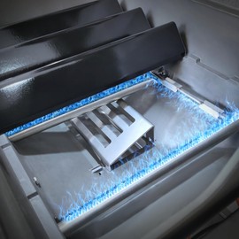 Uniflasy Spirit e310 7636 Flavorizer Bars 15.3" & 69787 Grill Burner 18" for Weber Spirit and Spirit II 300 Series E310 E320 S310 S320 68950 with Front Control, for Weber Spirit Grill Parts