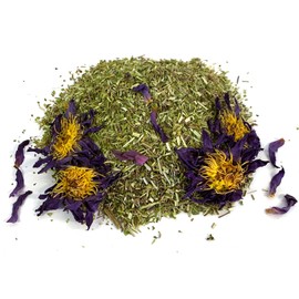 MQH Wholefoods™ Lotus Flowers Tea Herbal Pre Mix Mixed Blends Premium Quality! AVAILABLE IN 15+ BLENDS (Skullcap & Lotus Tea Mix, 50g)