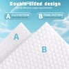 MISHCHI 100 Count Disposable Face Towel, Biodegradable Cotton 100 (Pack