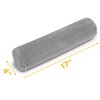 AllSett Health Firm Cervical Neck Roll Memory Foam Pillow, Bolster