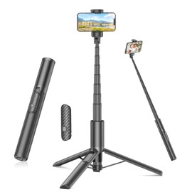 Gahenwo Tripie para Celular de 170 cm Selfie Stick Aluminio 360° Ajuste