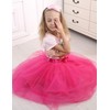 Zcaynger Girls Tulle Skirt Soft A Line Tutu Skirts Dancing