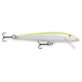 Rapala Original Floater 03 Fishing lure, 1.5-Inch, Silver Fluorescent Chartreuse