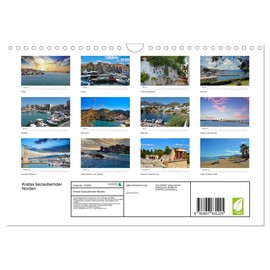 Crete's Charming North (Wall Calendar 2026 DIN A4 Landscape), CALVENDO Monthly Calendar