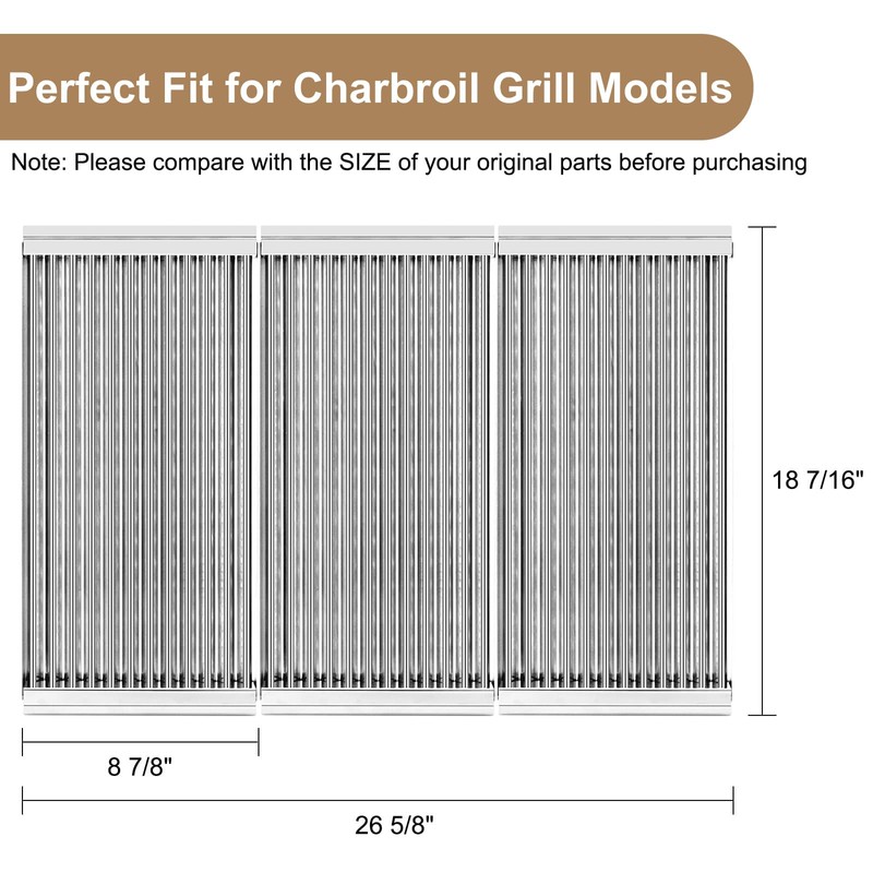 Criditpid Grill Replacement Parts for Charbroil 463241314, 463241313 Grill Models,