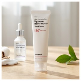 Hanskin Hyaluronic Relief Water Sun Cream 50ml (SPF50+) 1 unit I agree to the use of personal information / 한스킨 히알루론 릴리프 워터 선크림 50ml(SPF50+) 1개 개인정보 활용에 동의합니다