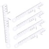 Healeved 5pcs Pupil Distance Ruler Accurate Pupillary Distance Measuring Tools
