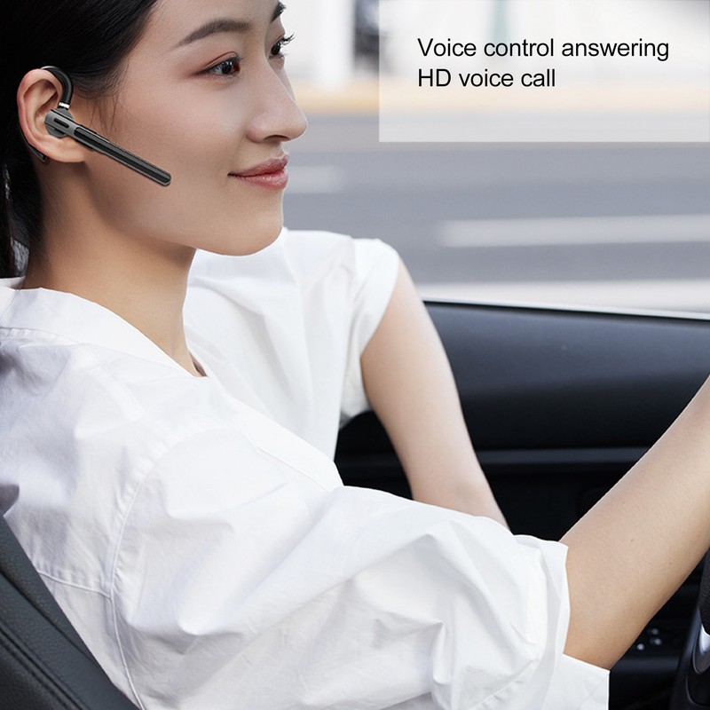 Bluetooth Earpiece Hands Free Single Ear Noise Reduction Digital Display