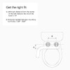 Brondell Fresh Spa Adjustable, Bidet Attachment FSA-25 for Toilet Seats