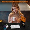 Aluminum Foil Lids for Reusable Nespresso Vertuo Pods, 100 PCS