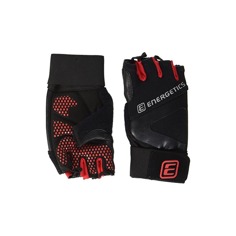 Energetics Training 510 Gloves, Unisex, 270699, Black/red, One Size
