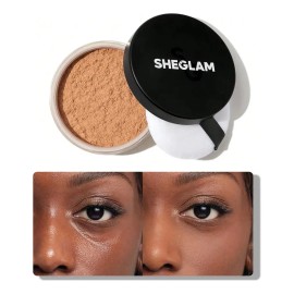 Sheglam Polvo Fijator Baked Glow Acabado Radiante Tono Deep Brown