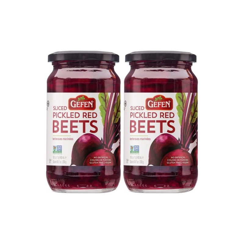 Gefen Sliced Pickled Beets, 16oz (2 Pack) | Sweet &